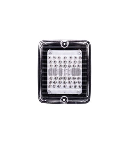 Achterlicht - Strands - IZE LED - Square - 4.3" - 11cm - Helder - Flits - 24V
