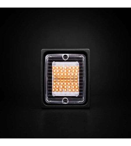 Achterlicht - Strands - IZE LED - Square - 11cm - Helder - Richtingaanwijzer - 24V
