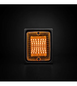 Achterlicht - Strands - IZE LED - Square - 11cm - Amber - Richtingaanwijzer - 24V