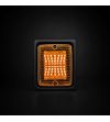Bakljus - Strands - IZE LED - Square - 11cm - Bärnsten - Riktningsindikator - 24V