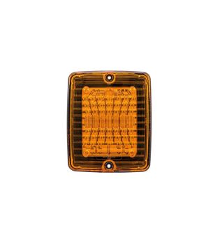 Rückleuchte - Strands - IZE LED - Square - 4.3" - 11cm - Amber - Blink - 24V