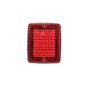 Achterlicht - Strands - IZE LED - Square - 4.3" - 11cm - Rood - Achter - 24V