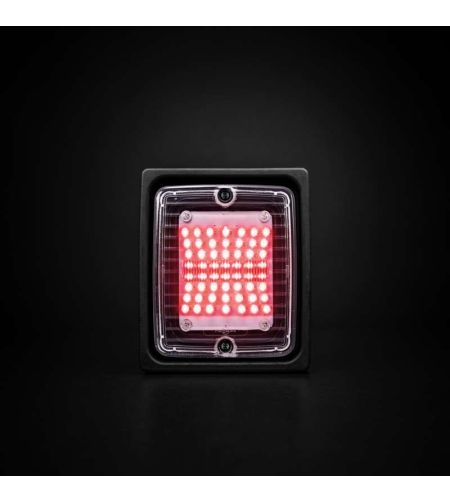 Achterlicht - Strands - IZE LED - Square - 11cm - Helder - Mistlamp - 24V