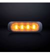 Markeringslicht - Strands - Dark knight - 31W - 4'' - smoke - Positielicht Wit/Rood/Amber - Work / Scene