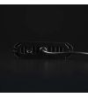 Flitser - Strands - Dark Knight - 6 LED - 9cm - smoke - Amber - 21 flitspatronen