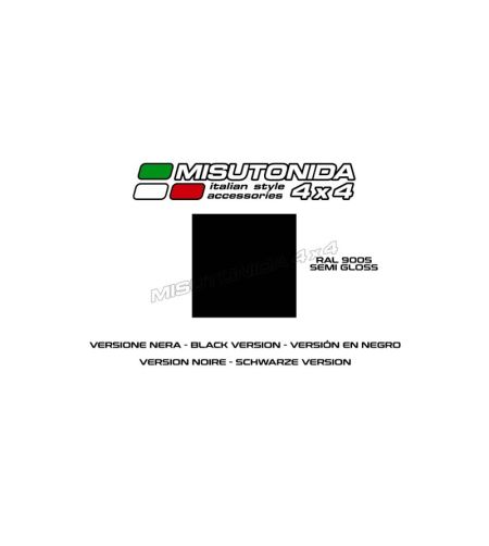 Bullenfänger - Misutonida - Medium - Schwarz matt - Mitsubishi - Pajero - 2000-2002