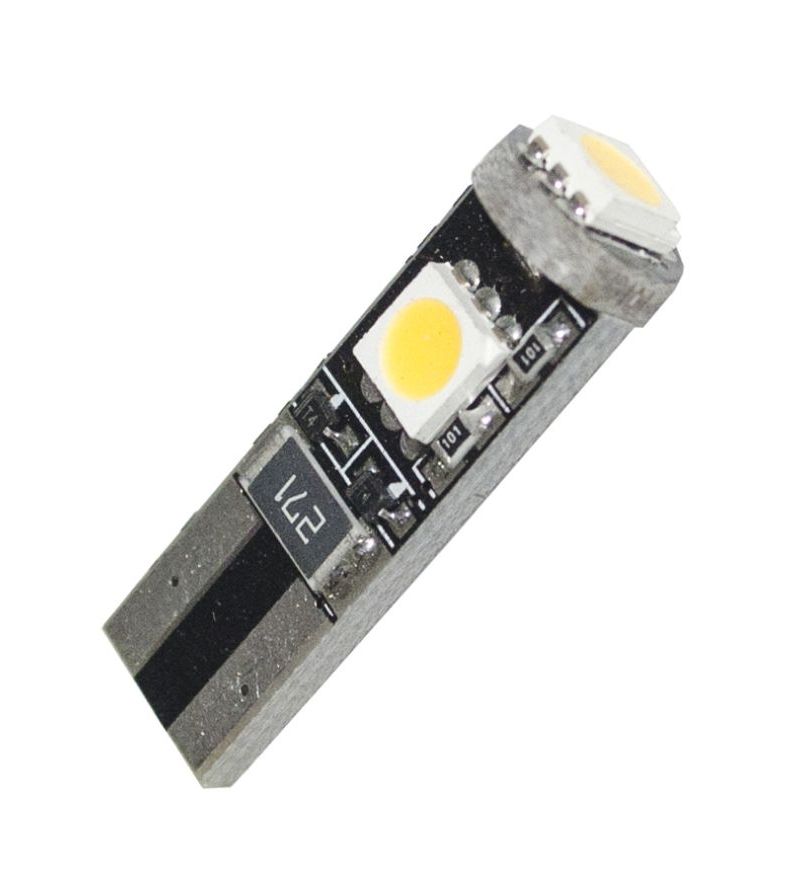 LED-lampa - Ledson - 3-Led - T10 / W5W - Canbus - Vit - 12V LED-lampa - Ledson - 3-Led - T10 / W5W - Canbus - Vit - 12V