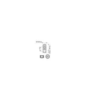 LED-lampa - Ledson - 3-Led - T10 / W5W - Canbus - Vit - 12V