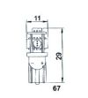 copy ofLED lamp - Ledson - 5-Led - T10 / W5W - Wit - 12V