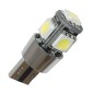 LED lamp - Ledson - 5-Led - T10 / W5W - Canbus - Wit - 12V LED lamp - Ledson - 5-Led - T10 / W5W - Canbus - Wit - 12V