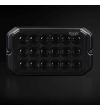 Blitzleuchte - Strands - Dark Knight Duo - 18 LED - 4.9" - 12.6cm -- smoke - 20 Blitzmuster - Weiß/Amber - R65 - 12V-30V