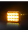 Flitser - Strands - Dark Knight Duo - 18 LED - 4.9" - 12.6cm -- smoke - 20 Flitspatronen - Wit/Amber - R65 - 12V-30V