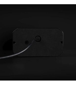 Blixtljus - Strands - Dark Knight Duo - 18 LED - 4.9" - 12.6cm -- smoke - 20 Blixtmönster - Vit/Bärnsten - R65 - 12V-30V -