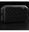 Flitser - Strands - Dark Knight Duo - 18 LED - 4.9" - 12.6cm -- smoke - 20 Flitspatronen - Wit/Amber - R65 - 12V-30V