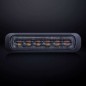Blitzleuchte - Strands - Dark Knight - 6 LED - 5.1" - 12.9cm - Smoke - 21 Blitzmuster - Amber - R65 - 12V-30V Blitzleuchte - Strands - Dark Knight - 6 LED - 5.1" - 12.9cm - Smoke - 21 Blitzmuster - Amber - R65 - 12V-30V