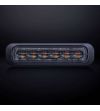 Blixtljus - Strands - Dark Knight - 6 LED - 5.1" - 12.9cm -- smoke - 21 Blixtmönster - Bärnsten - R65 - 12V-30V -