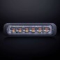 Warning light - Strands - Dark Knight - 6 LED - 5.1" - 12.9cm - Clear - 21 flash patterns - Amber - R65-2 - 12V-30V Warning light - Strands - Dark Knight - 6 LED - 5.1" - 12.9cm - Clear - 21 flash patterns - Amber - R65-2 - 12V-30V