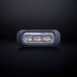 Blitzleuchte - Strands - Dark Knight - 3 LED - 3.1" - 7.9cm - Smoke - 21 Blitzmuster - Amber - R65 - 12V-30V Blitzleuchte - Strands - Dark Knight - 3 LED - 3.1" - 7.9cm - Smoke - 21 Blitzmuster - Amber - R65 - 12V-30V
