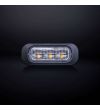 Warning light - Strands - Dark Knight - 3 LED - 3.1" - 7.9cm -- smoke - 21 Flash patterns - Amber - R65 - 12V-30V