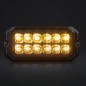 Flitser - Strands - Dark Knight Duo - 12 LED - 4.9" - 12.6cm - Smoke - 20 flitspatronen - Wit/Amber - R65-2 - 12V-30V Flitser - Strands - Dark Knight Duo - 12 LED - 4.9" - 12.6cm - Smoke - 20 flitspatronen - Wit/Amber - R65-2 - 12V-30V