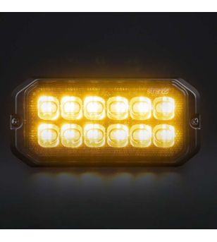 Blitzleuchte - Strands - Dark Knight Duo - 12 LED - 4.9" - 12.6cm - smoke - 20 Blitzmuster - Weiß/Amber - R65 - 12V-30V 