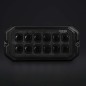 Flitser - Strands - Dark Knight Duo - 12 LED - 4.9" - 12.6cm - Smoke - 20 flitspatronen - Wit/Amber - R65-2 - 12V-30V Flitser - Strands - Dark Knight Duo - 12 LED - 4.9" - 12.6cm - Smoke - 20 flitspatronen - Wit/Amber - R65-2 - 12V-30V