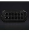 Flitser - Strands - Dark Knight Duo - 12 LED - 4.9" - 12.6cm - smoke - 20 Flitspatronen - Wit/Amber - R65 - 12V-30V