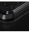 Warning light - Strands - Dark Knight Duo - 12 LED - 4.9" - 12.6cm - smoke - 20 Flash patterns - White/Amber - R65 - 12V-30V