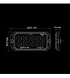 Blitzleuchte - Strands - Dark Knight Duo - 12 LED - 4.9" - 12.6cm - smoke - 20 Blitzmuster - Weiß/Amber - R65 - 12V-30V