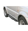 Sidebars - Misutonida - Steps - Zwart mat - Set - Suzuki - Jimny - 2006-2011