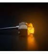 Begrenzungsleuchte - Strands - Firefly See Me - 4" - 10.2cm - Klar - Amber - 2 Blitzmuster - 12V-48V
