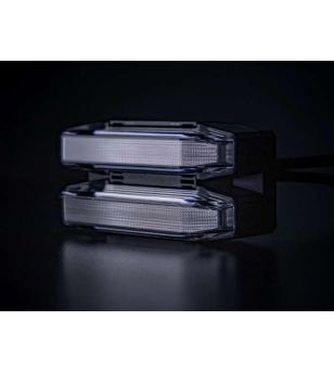 Marker Light - Strands - Firefly See Me - 4" - 10.2cm - Clear - Amber - 2 Flash patterns - 12V-48V