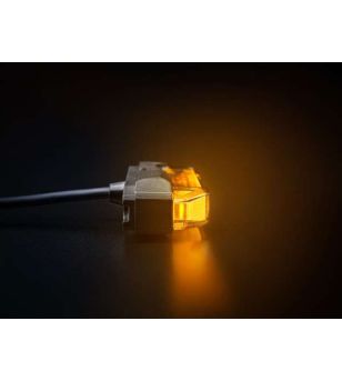 Begrenzungsleuchte - Strands - Firefly See Me - 4" - 10.2cm - Klar - Amber - 2 Blitzmuster - 12V-48V
