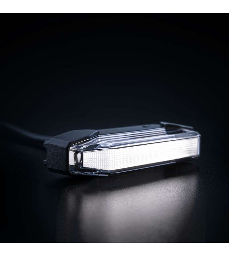 Double burner - Strands - Firefly See Me - 4" - 10.2cm - LED - Klar - Vit/Bärnsten - 12V-48V Double burner - Strands - Firefly See Me - 4" - 10.2cm - LED - Klar - Vit/Bärnsten - 12V-48V