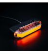 Double burner - Strands - Firefly See Me - 4" - 10.2cm - Klar - Weiß/Amber - 12V-48V