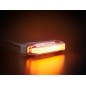Double burner - Strands - Firefly See Me - 4" - 10.2cm - LED - Klar - Vit/Bärnsten - 12V-48V Double burner - Strands - Firefly See Me - 4" - 10.2cm - LED - Klar - Vit/Bärnsten - 12V-48V