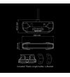 Marker Light - Strands - Firefly See Me - 4" - 10.2cm - Clear - Red - 12V-48V