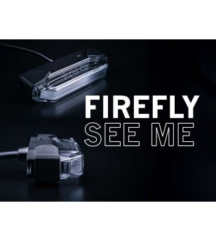 Marker Light - Strands - Firefly See Me - 4" - 10.2cm - Clear - Red - 12V-48V