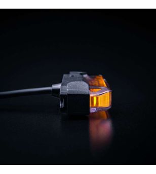 Markeringsljus - Strands - Firefly See Me - 4" - 10.2cm - Klar - Bärnsten - 12V-48V 