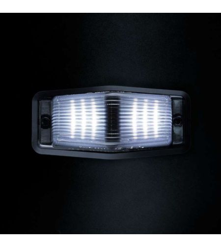 Dubbelbrander - Strands - IZE LED Black Bullet - 4.9" - 12.5cm - LED - Smoke - Wit/Amber - 21 flitspatronen - 12V-30V