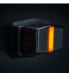 Dubbelbrander - Strands - IZE LED Black Bullet - 4.9" - 12.5cm - smoke - Wit/Amber - 21 Flitspatronen - 12V-30V