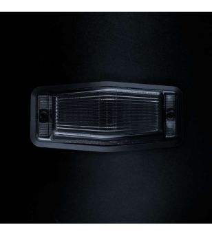 Double burner - Strands - IZE LED Black Bullet - 4.9" - 12.5cm - smoke - Weiß/Amber - 21 Blitzmuster - 12V-30V 