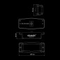 Double burner - Strands - IZE LED Black Bullet - 4.9" - 12.5cm - LED - Smoke - Vit/Bärnsten - 21 blixtmönster - 12V-30V - Double burner - Strands - IZE LED Black Bullet - 4.9" - 12.5cm - LED - Smoke - Vit/Bärnsten - 21 blixtmönster - 12V-30V -