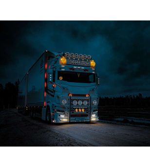 Fernscheinwerfer - Strands - Siberia Night Ranger - 9" - 22.9cm - Positionslicht Weiß/Amber - Driving 