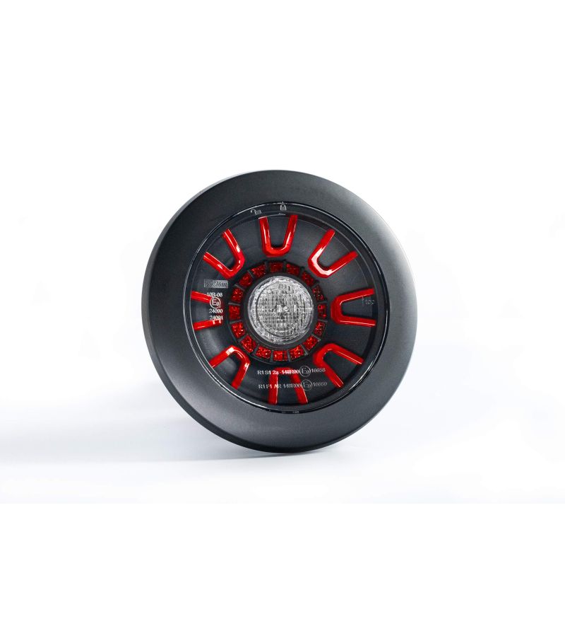 Bakljus - Fristom - FT-314 - Neon - 6.1" - 11cm - Smoke - Dark Look - Bak - Back - Dim - 12V-36V Bakljus - Fristom - FT-314 - Neon - 6.1" - 11cm - Smoke - Dark Look - Bak - Back - Dim - 12V-36V