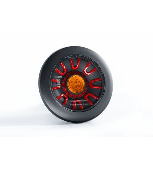 Rückleuchte - Fristom - FT-313 - Neon - 6.1" - 11cm - smoke - Rück - Brems - Blink - 12V-36V -
