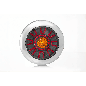 Achterlicht - Fristom - FT-313 - Neon - 6.1" - 11cm - Smoke - Chroomring - Achter - Rem - Richting - 12V-36V