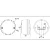 Tail light - SIM - 3164 - Clear - LED - Dynamic indicator - Tail - Brake - Ind - 12V-24V
