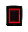 Achterlicht - Ledson - Breeze X1 - smoke - 4.3" - 11cm - smoke - Achter - Mist - 12V-48V