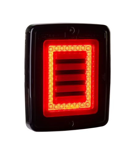 Achterlicht - Ledson - Breeze X1 - smoke - 4.3" - 11cm - Smoke - Achter - Mist - 12V-48V